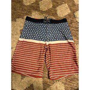 Men's mossimo patriotic swim trunks